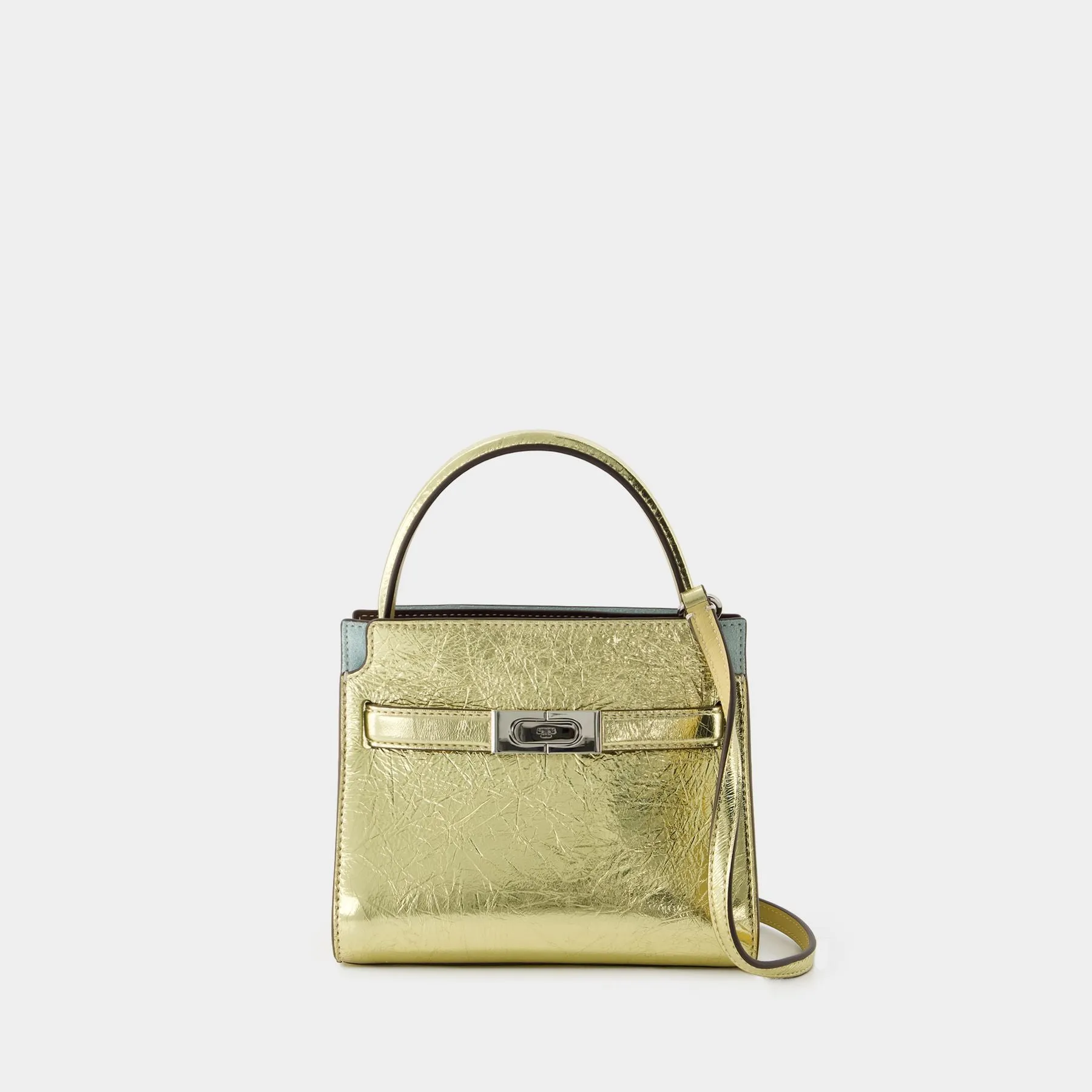 Lee Radziwill Petite Double Bag - Tory Burch - Leather - Gold