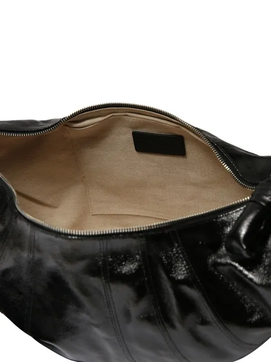 Lemaire   Medium Croissant coated cotton crossbody 