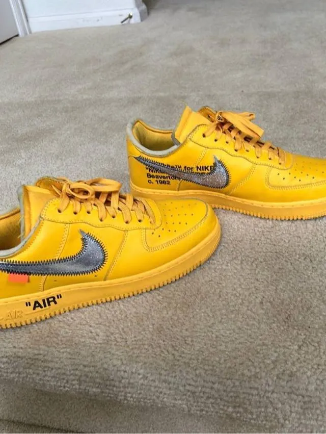 Lemonade' off-white x nike air force 1s