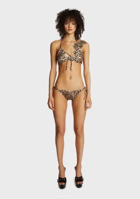 Leopard Print Bikini Set-
