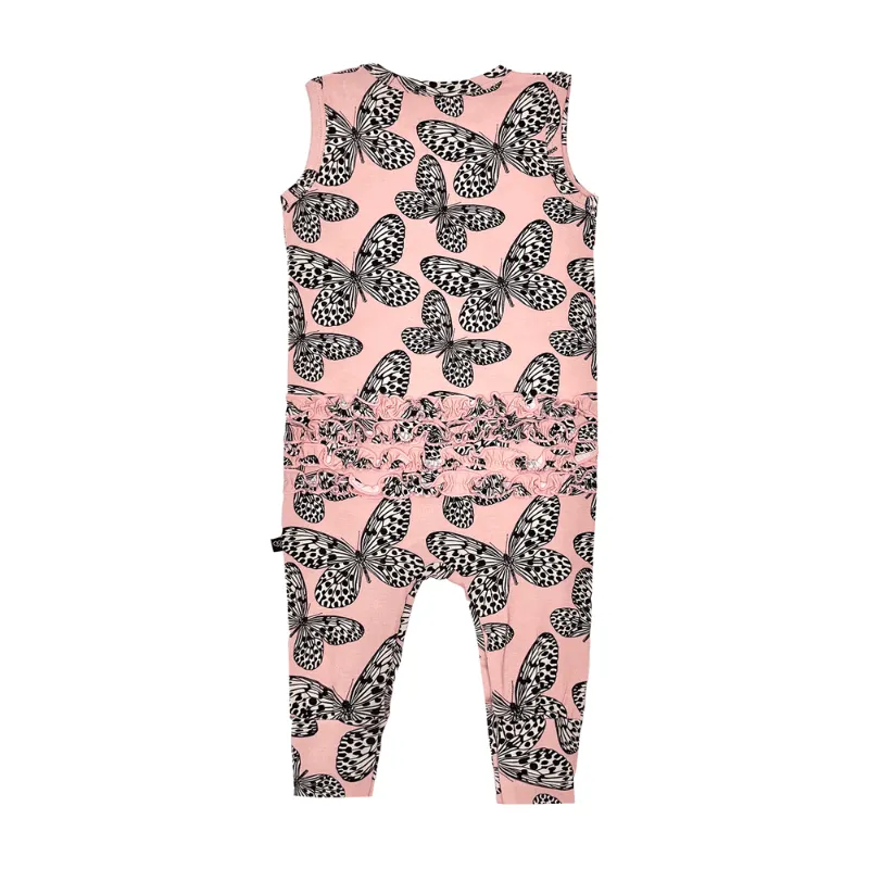 Lev Baby Sleeveless Ruffled Romper - Kayla