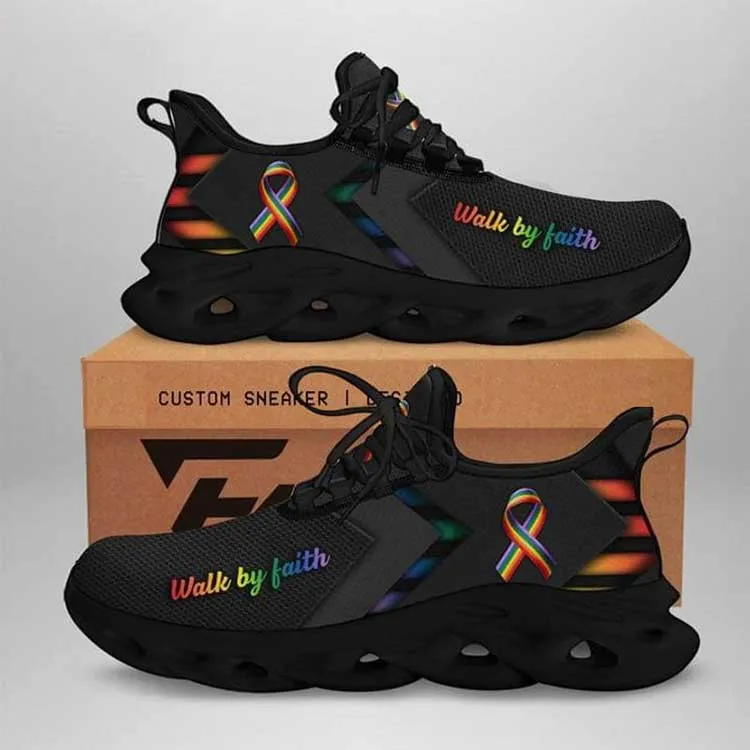 LGBT Walk By Faith LGBT Pride Month Gift Clunky Sneakers