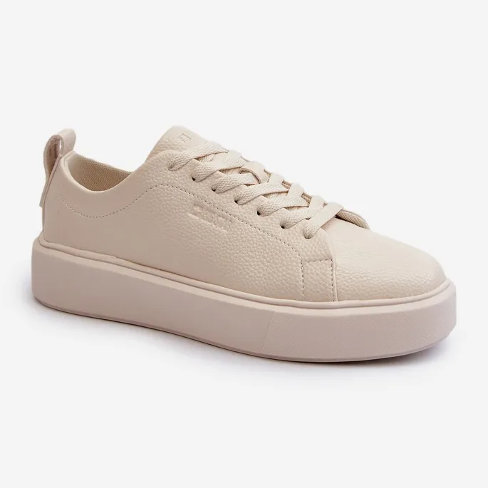 Light Women's Sneakers Big Star NN274321 Memory Foam System Beige