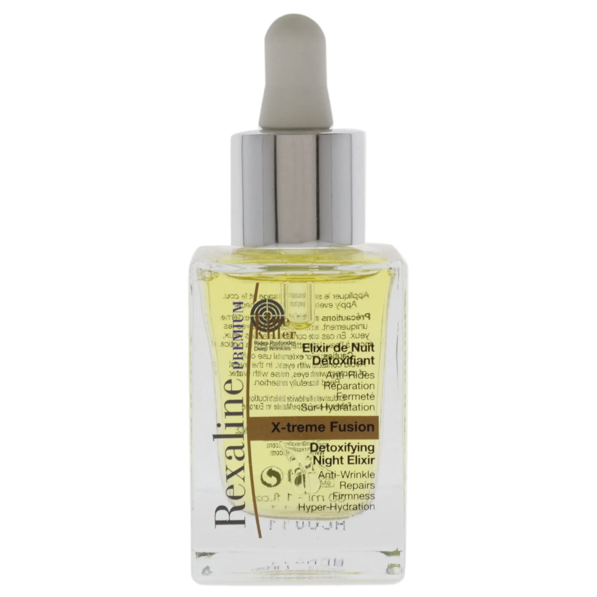 Line Killer X-Treme Fusion Detoxifying Night Elixir by Rexaline for Unisex - 1.01 oz Serum