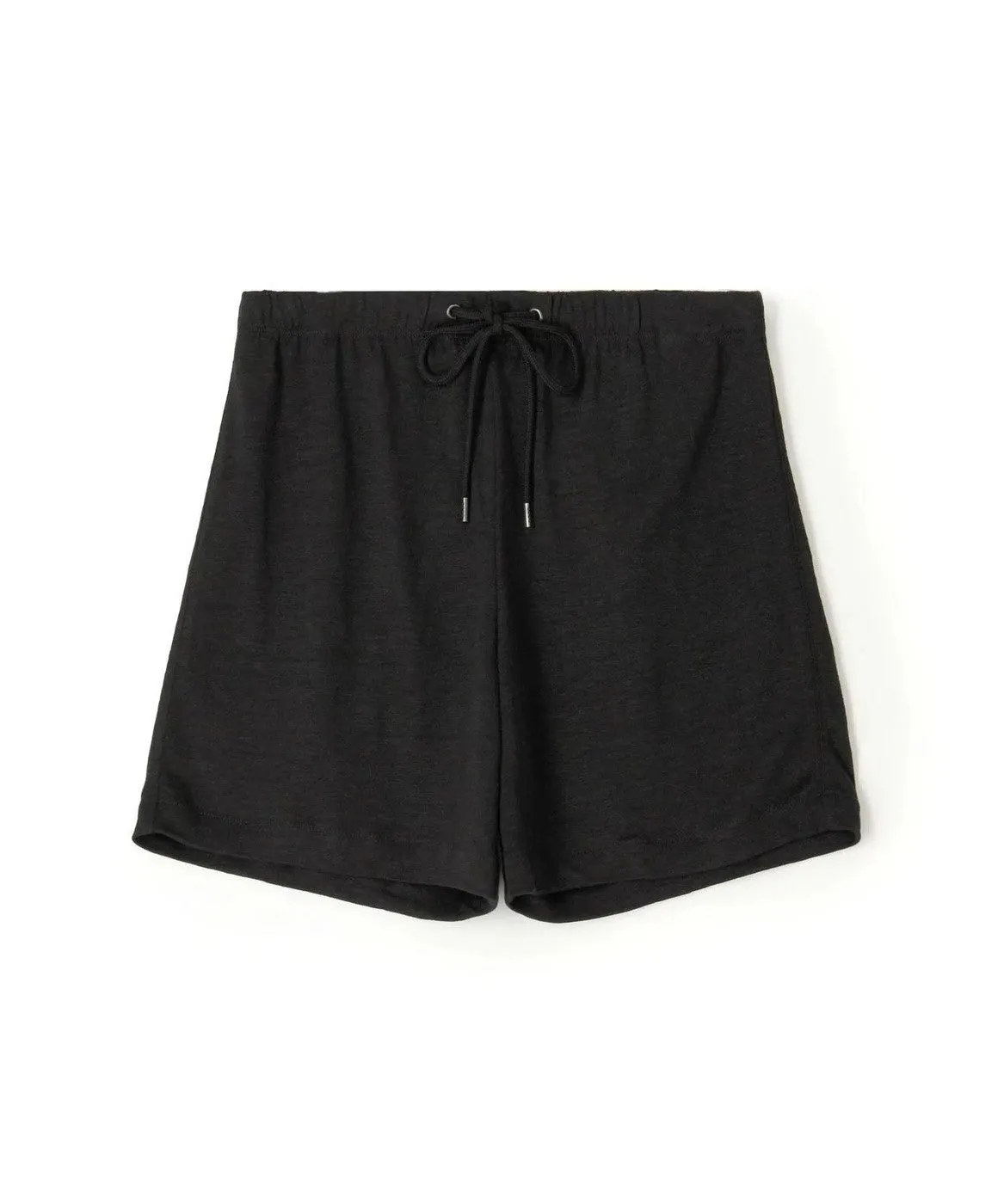 Linen Jersey Short-White
