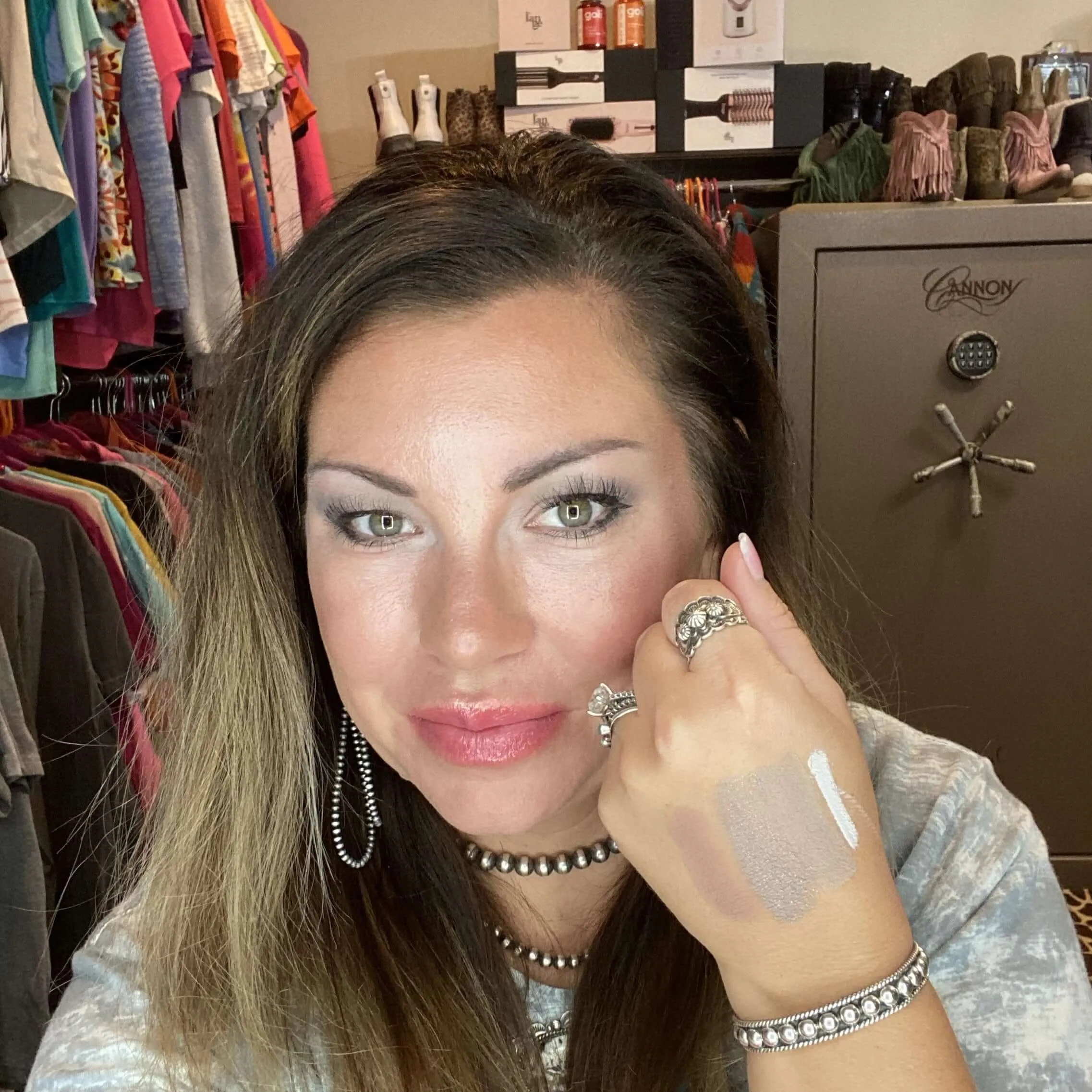 Liner Grey/Pink Look