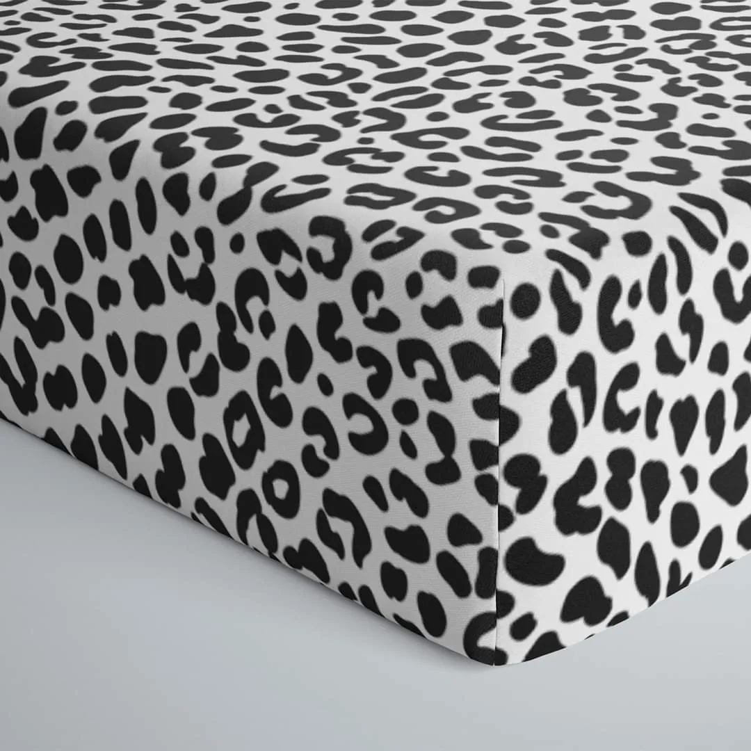 Little Sleepies Snow Leopard Bamboo Viscose Crib Sheet