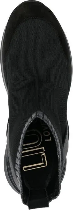 LIU JO Lily high-top sock sneakers Black