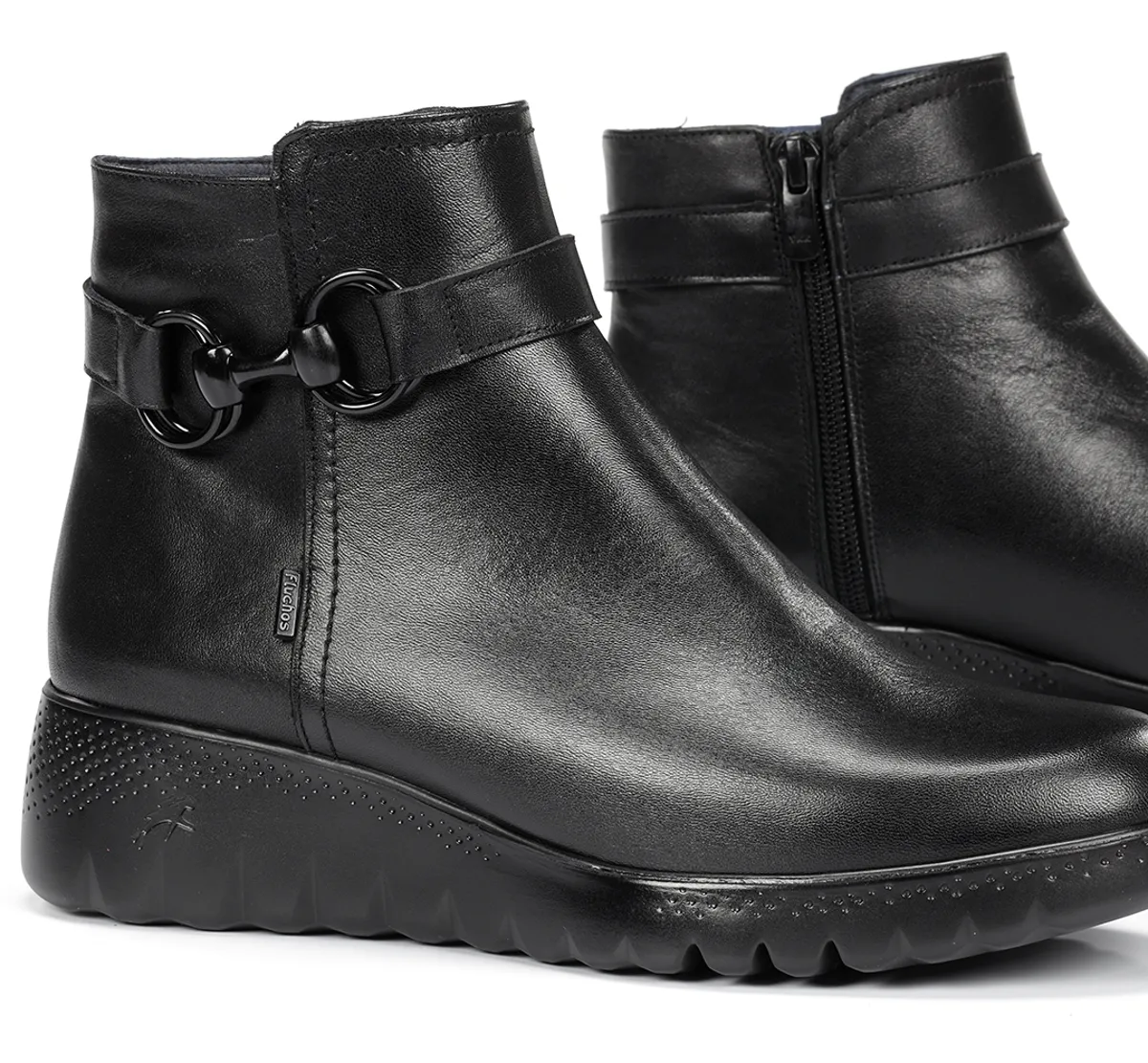 LIVE F2101 Black Ankle Boot