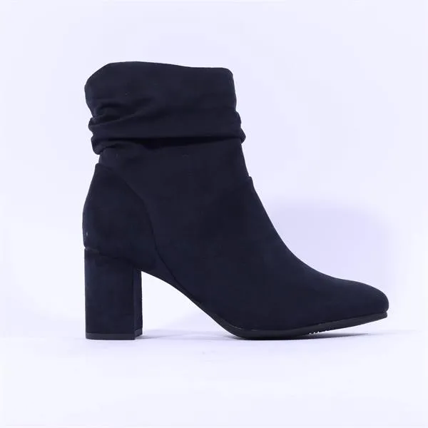 Lode Folded Cuff Ankle Boot - Dark Navy