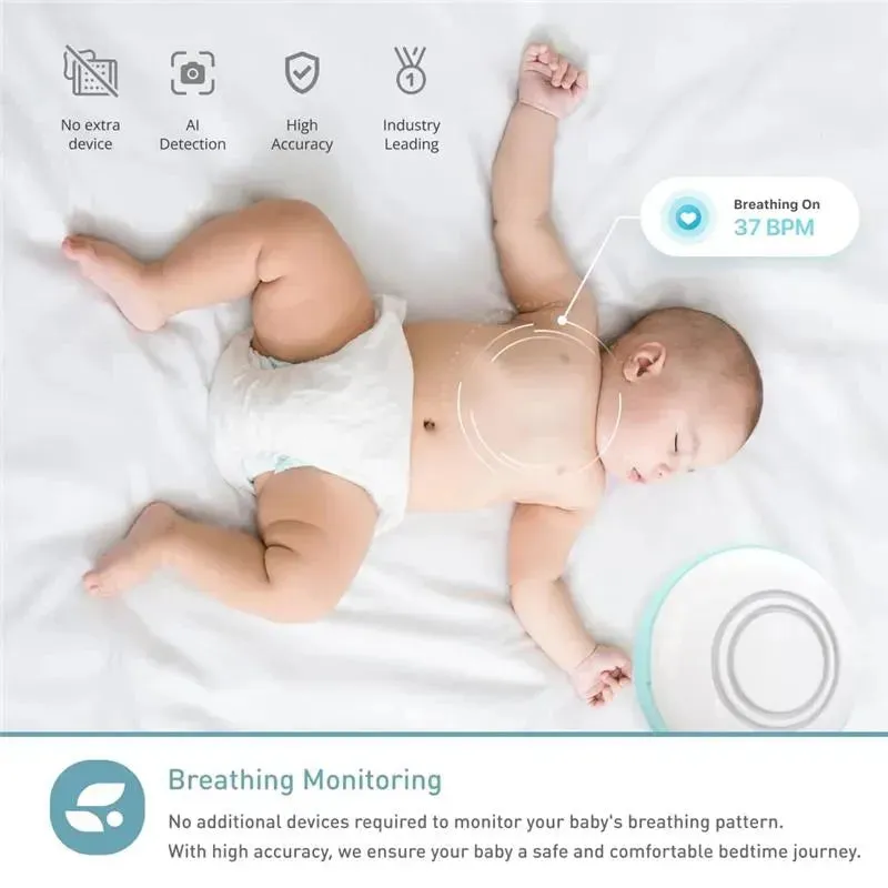 Lollipop - Baby Monitor Full-Featured Smart Wi-Fi Camera, Turquoise
