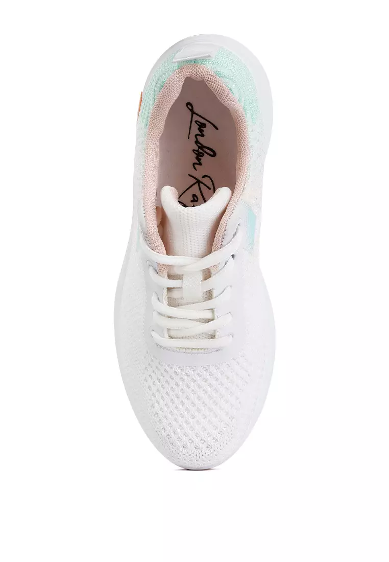 London Rag Green Contrasting Chunky Sneakers