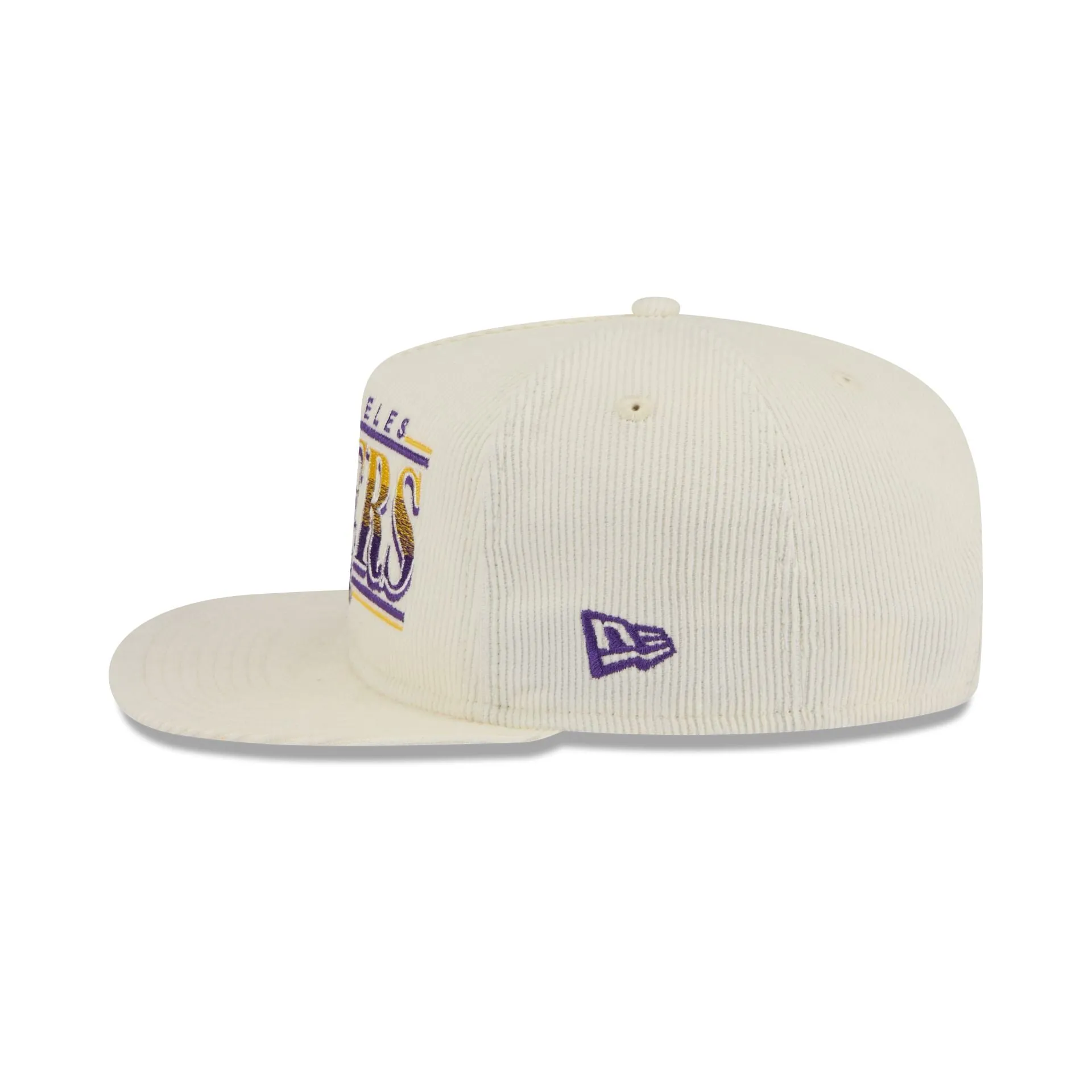 Los Angeles Lakers Throwback Corduroy Golfer Hat