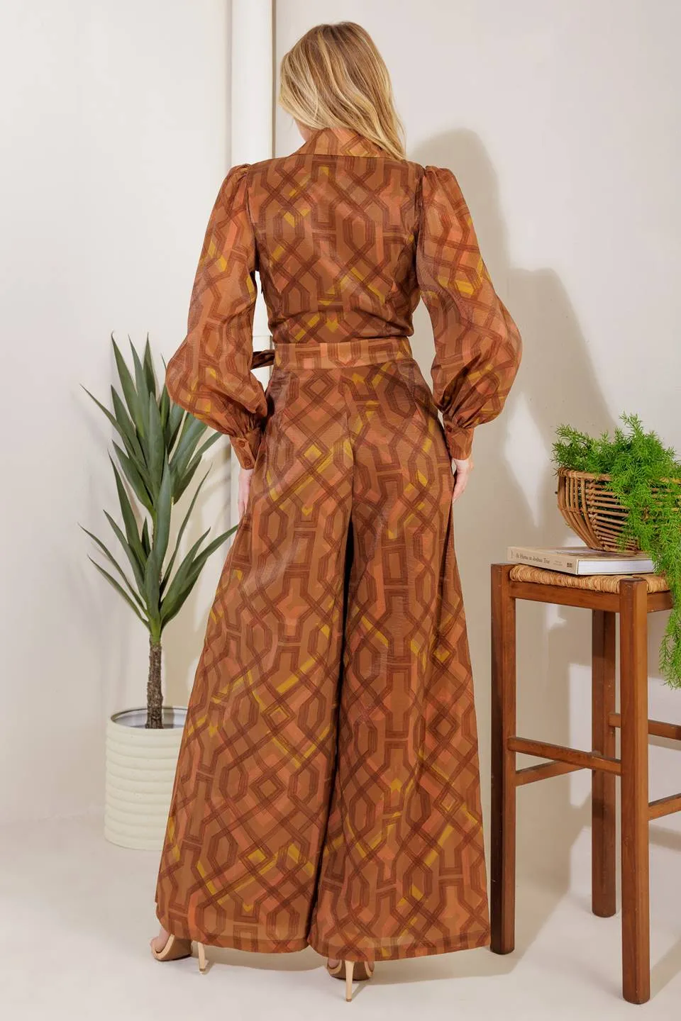LOST IN THE STARS WOVEN JUMPSUIT