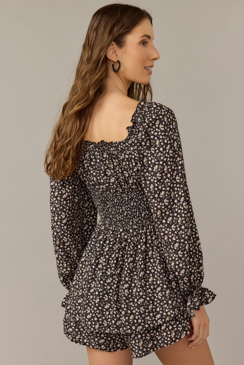 Louise Floral Romper