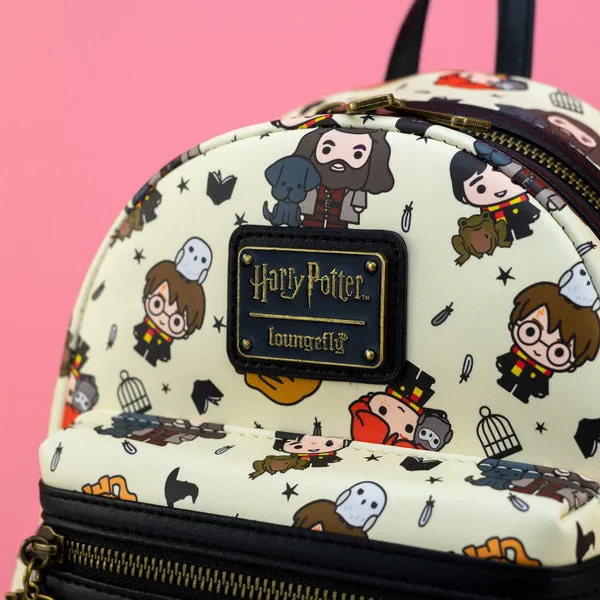 Loungefly x Harry Potter Character Chibi Print Mini Backpack