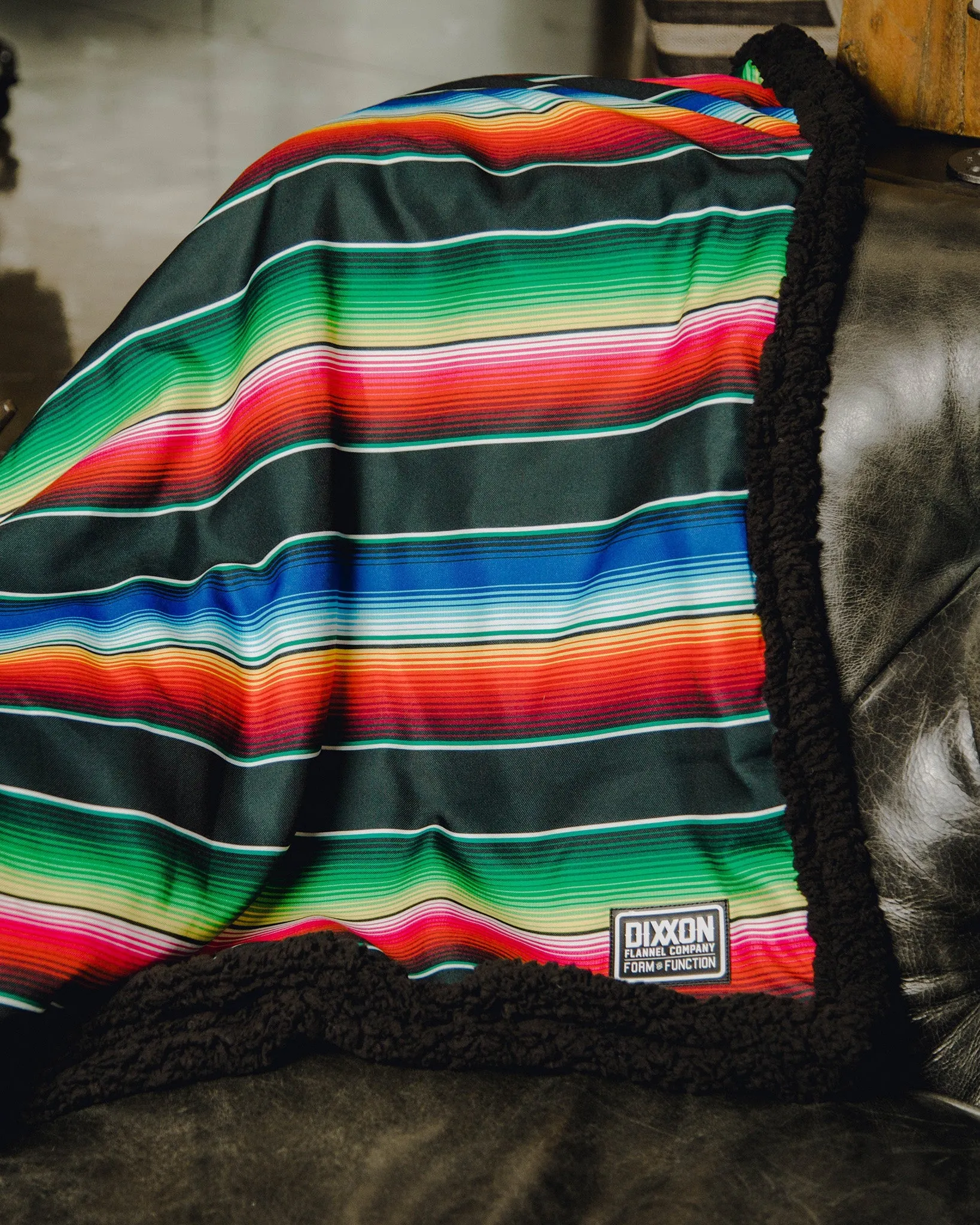Low Low Flannel Sherpa Blanket