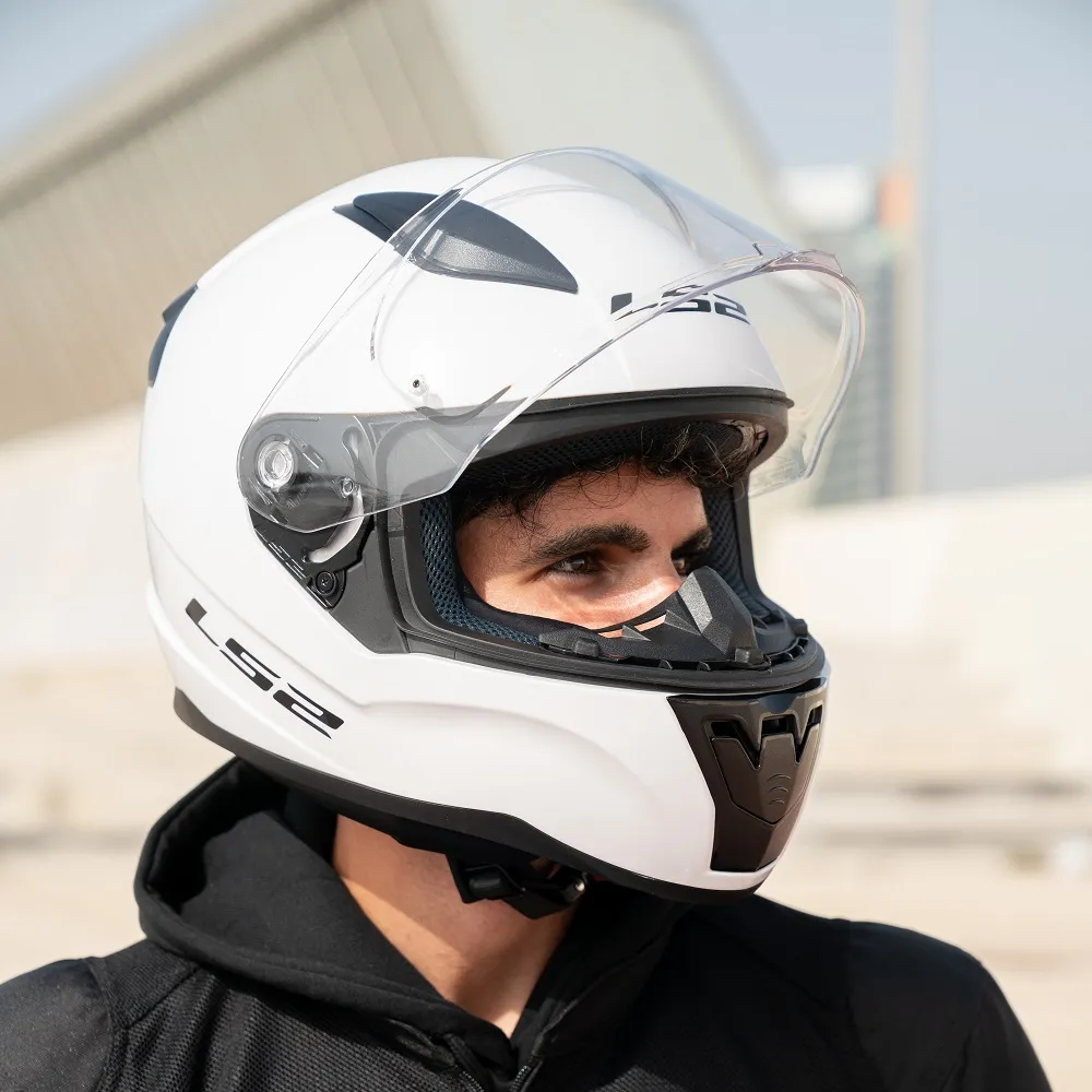 LS2 FF353 Rapid II Plain Helmet - White