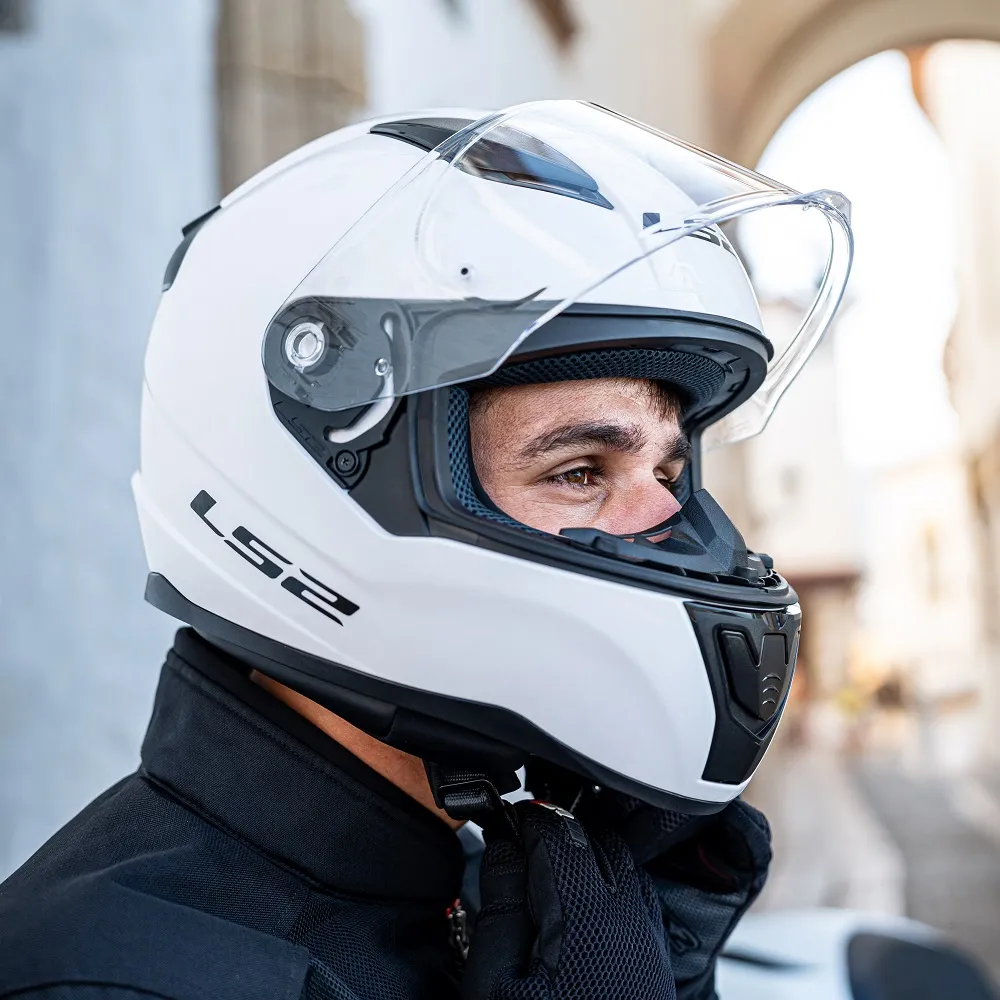 LS2 FF353 Rapid II Plain Helmet - White