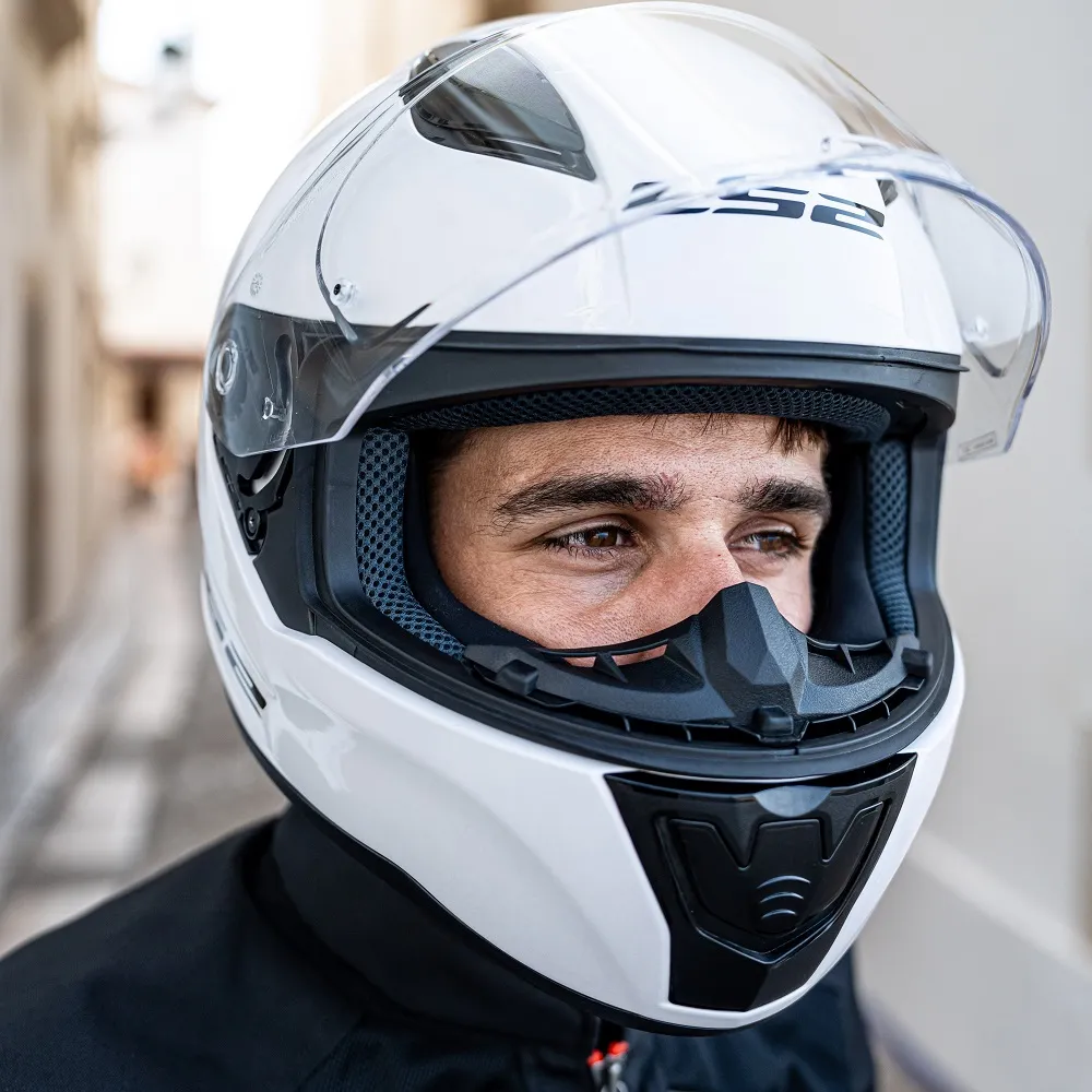 LS2 FF353 Rapid II Plain Helmet - White