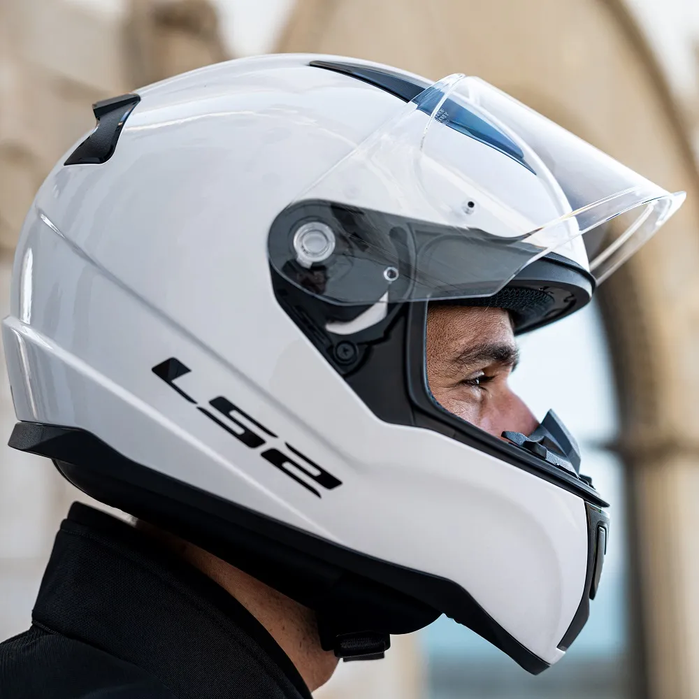 LS2 FF353 Rapid II Plain Helmet - White