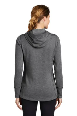 LST296 Sport-Tek ® Women's PosiCharge ® Tri-Blend Wicking Fleece Hooded Pullover.
