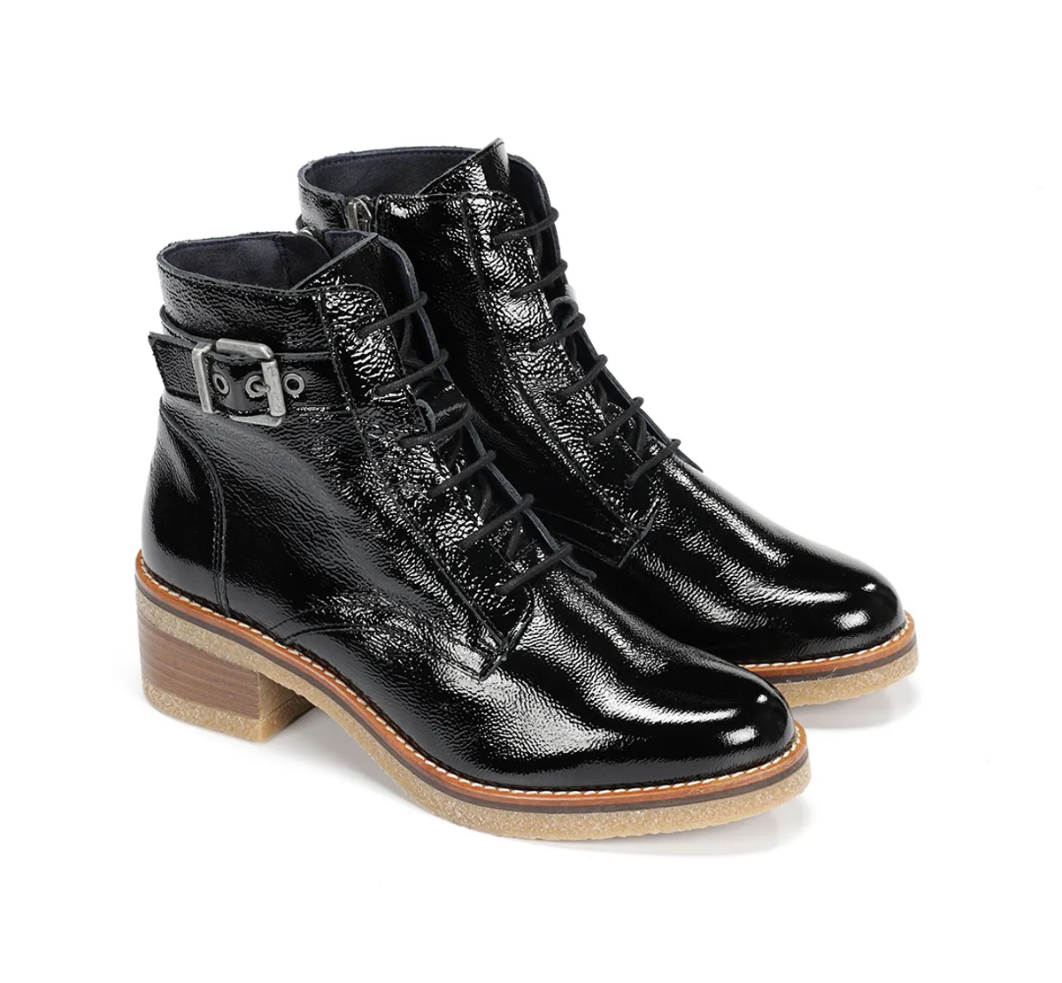 LUCERO D8686 Black Ankle Boot