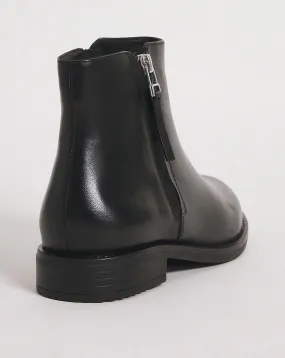 Lucinda Leather Side Zip Boot Extra Wide EEE Fit