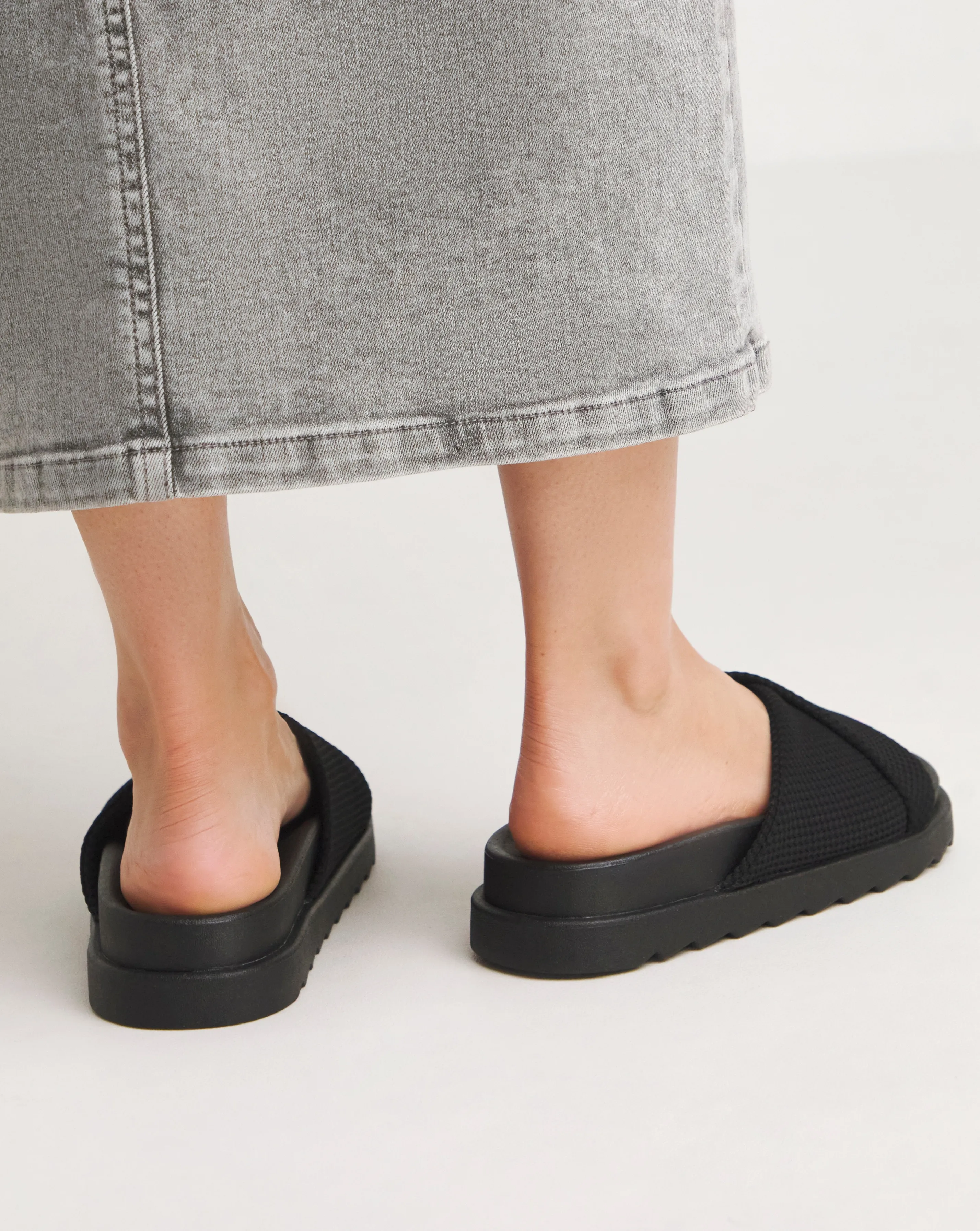 Lulu Soft Twist Slider Mule Sandals Wide E Fit | Simply Be