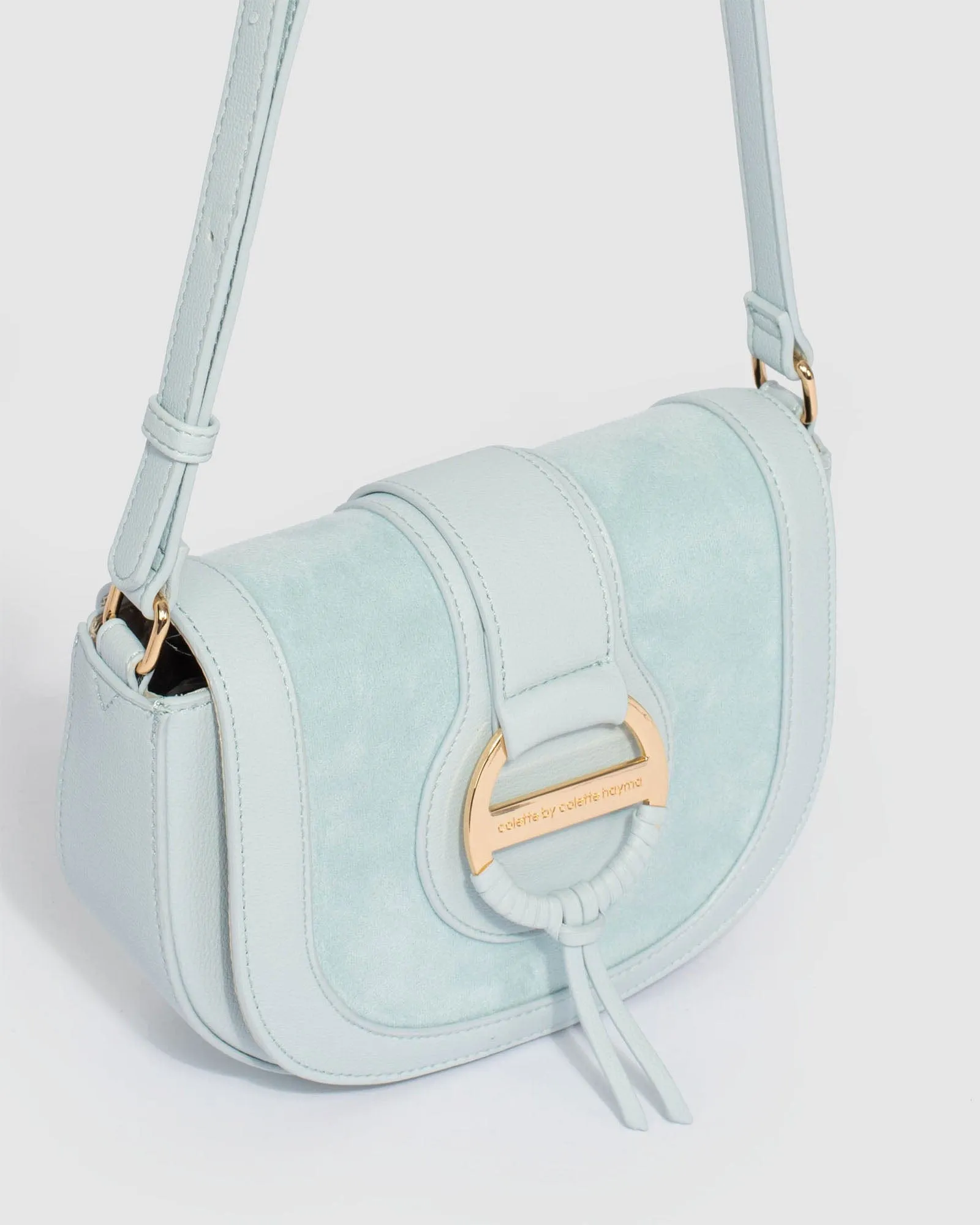 Luz Blue Ring Crossbody Bag