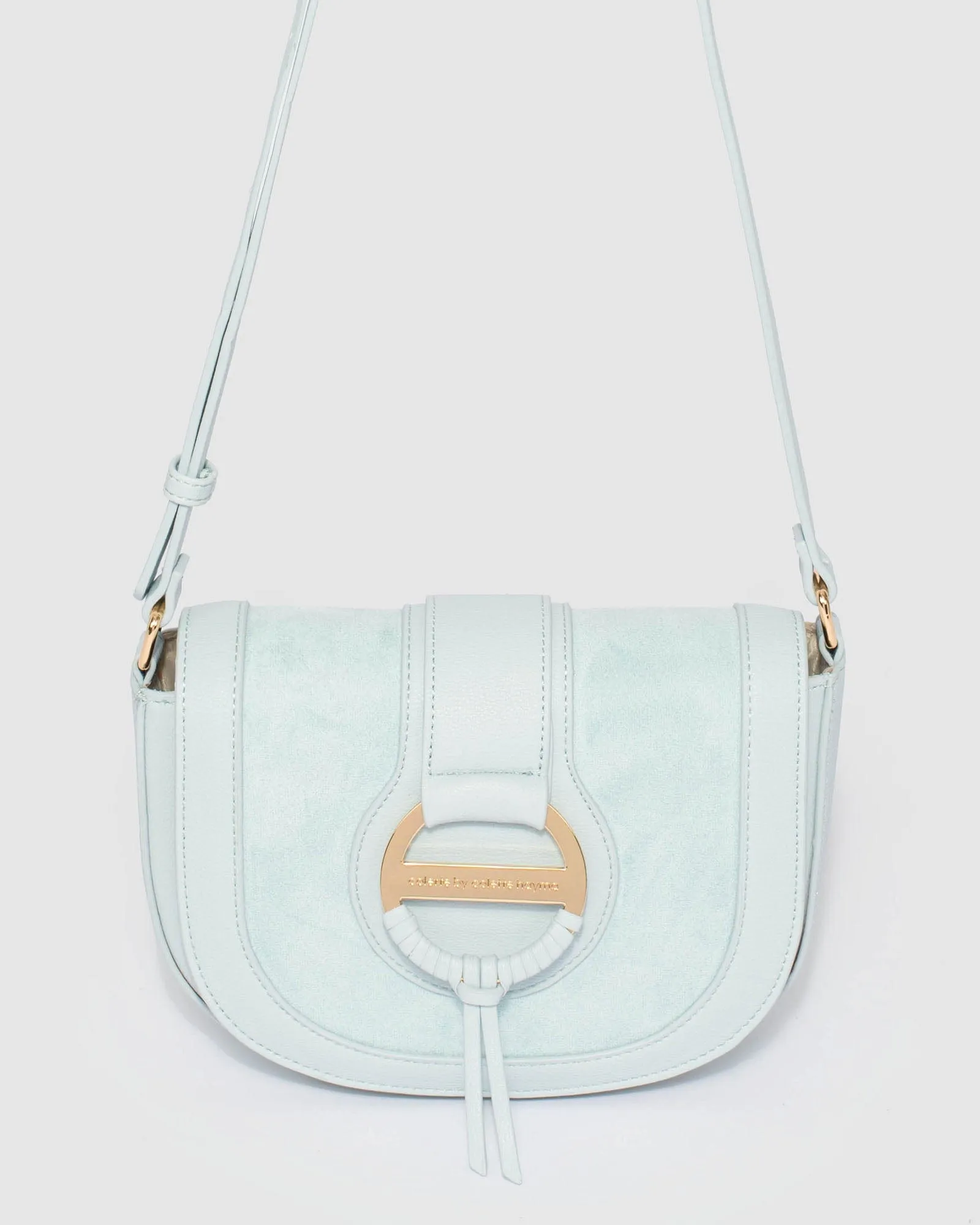 Luz Blue Ring Crossbody Bag