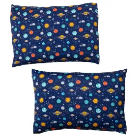 macaron + me Peaceful Planets Bamboo Viscose Pillowcase Set