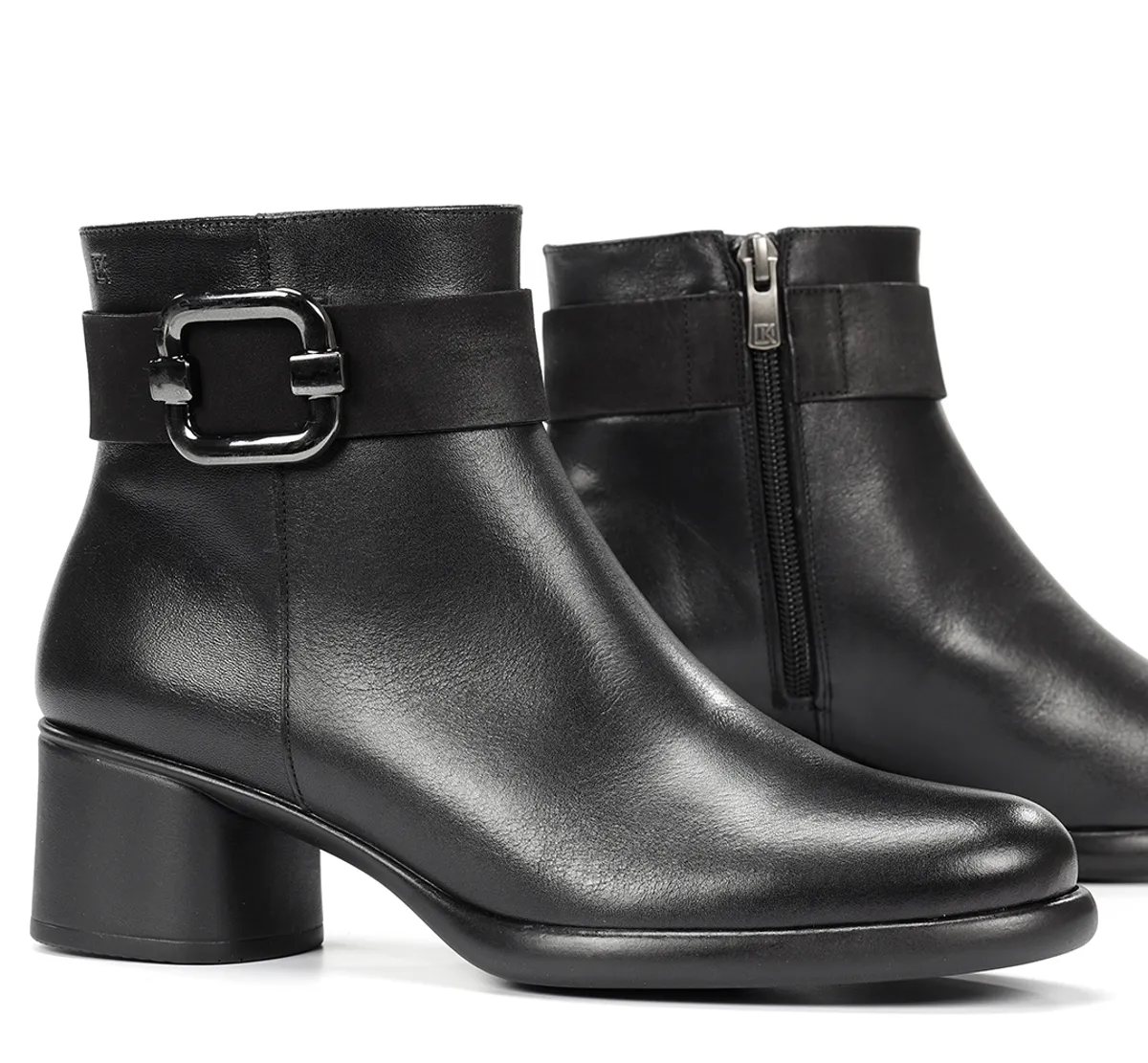 MACY D9369 Black Ankle Boot
