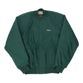 Made in USA R&R Ranch Game Graphic Varsity Jacket - XL Green Polyester Blend