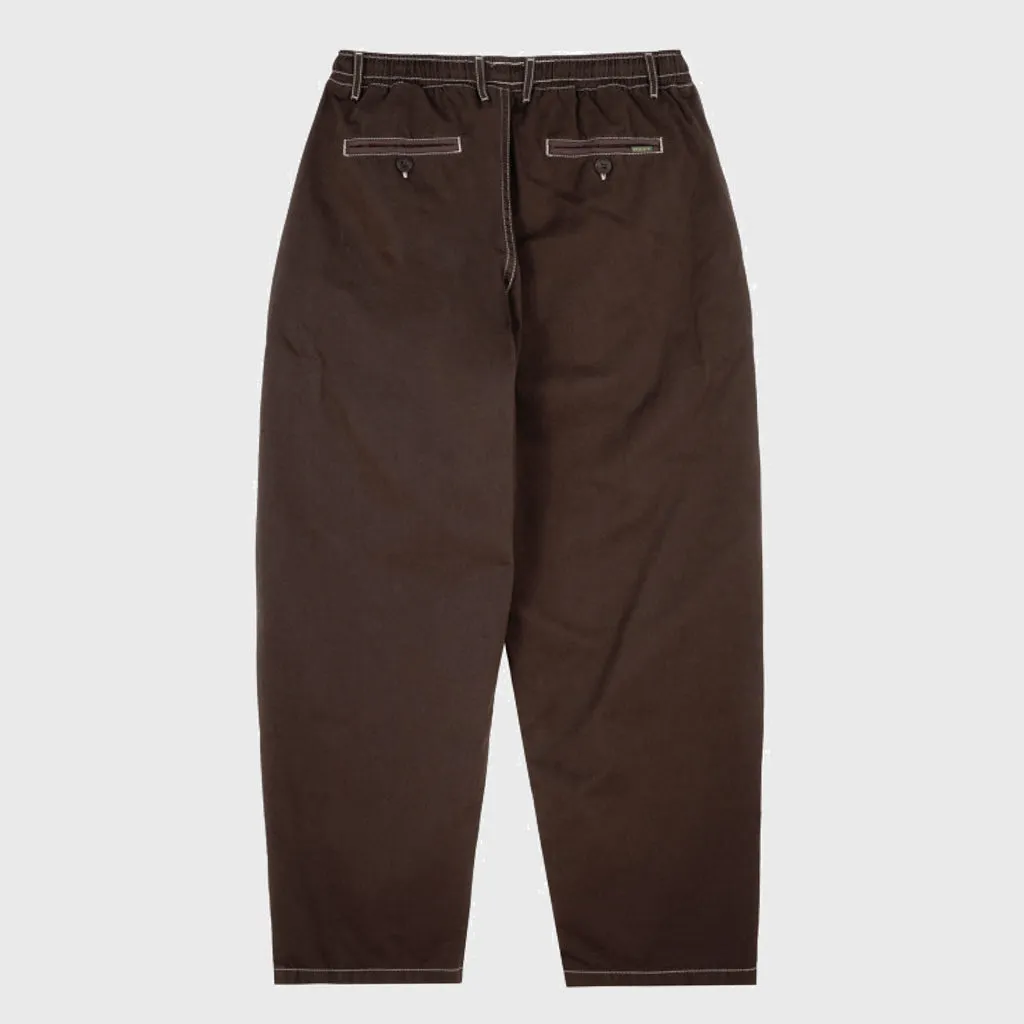 Magenta Skateboards - Contrast Stitch Loose Pants - Chocolate