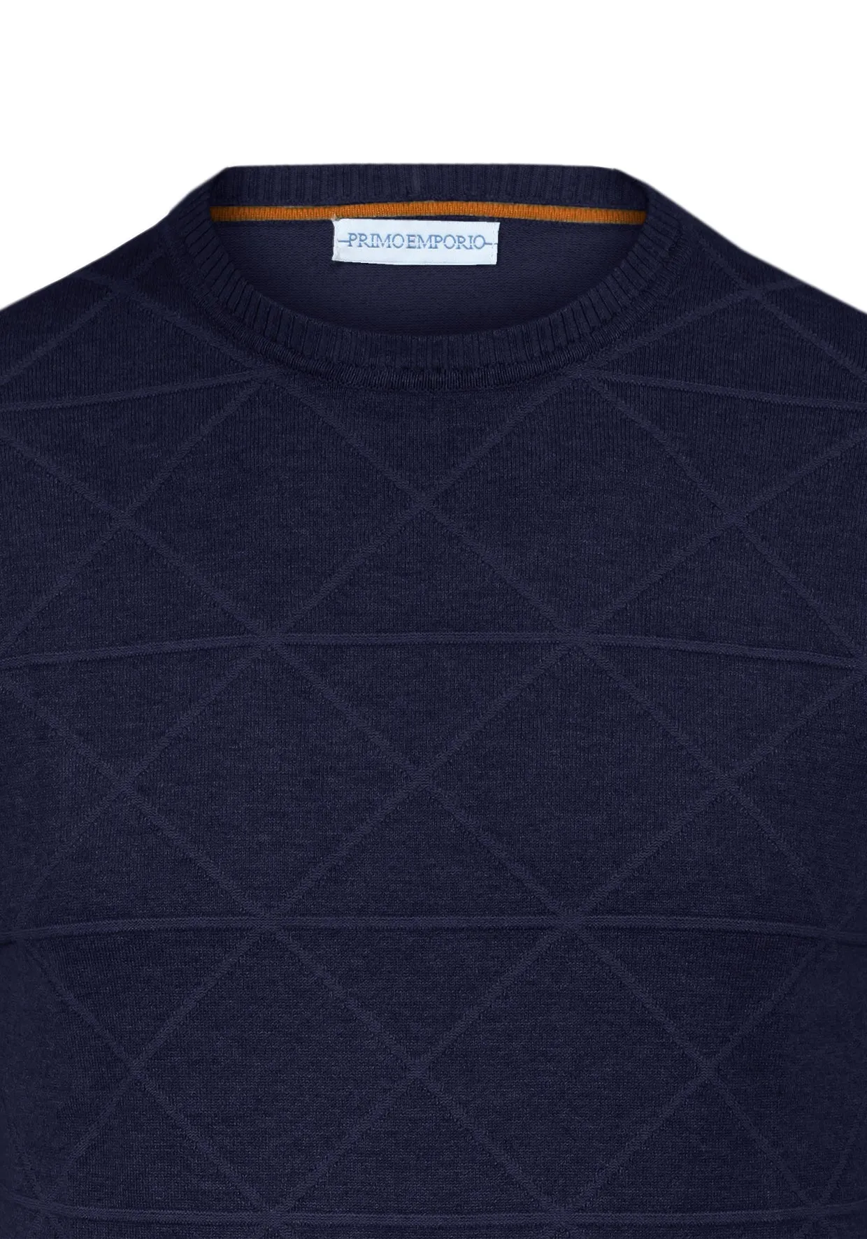 Maglia Giro Collo in Viscosa elastica - Blue