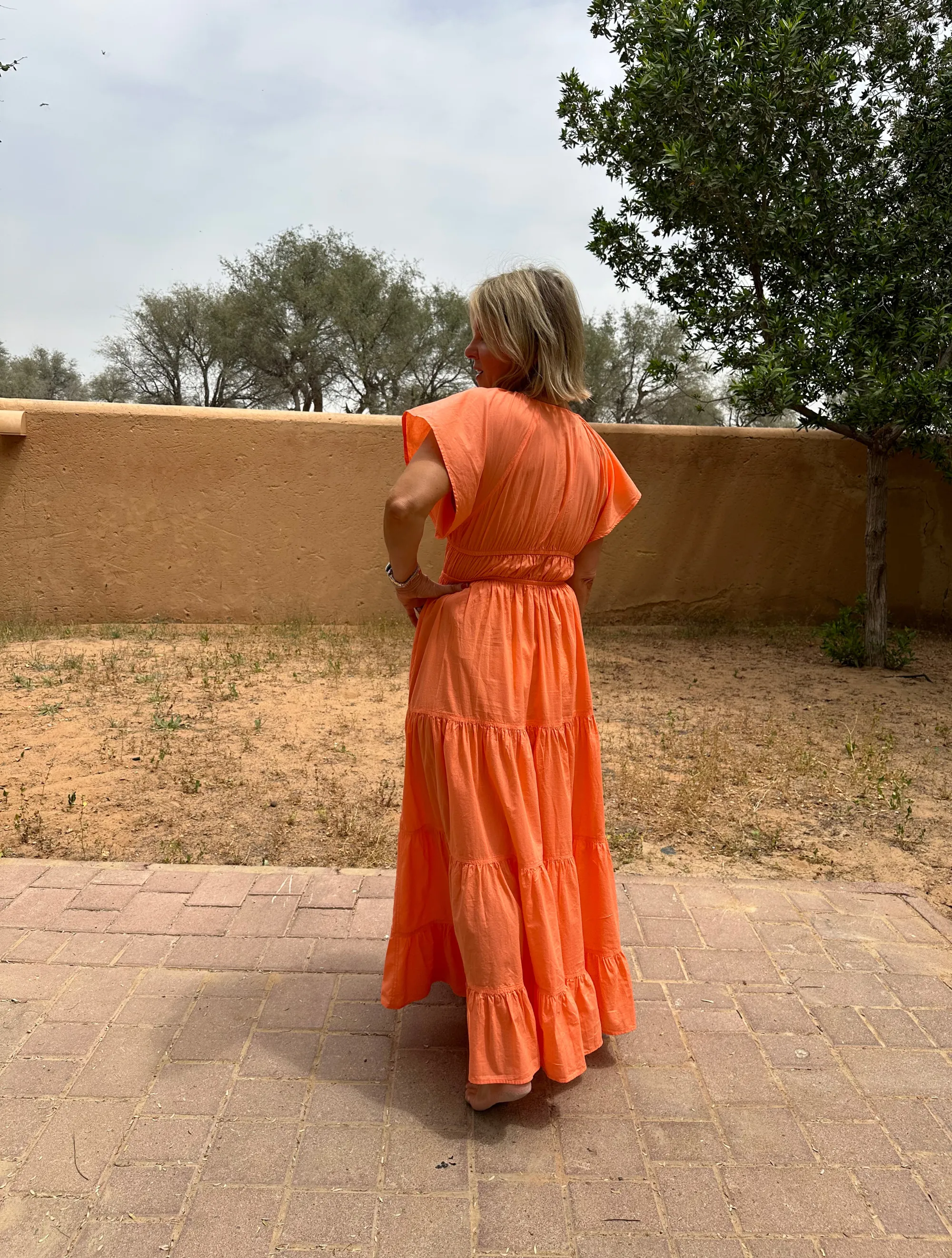 Malta Dress Apricot