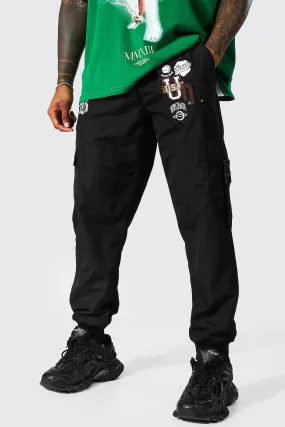 Man Shell Varsity Cargo Pants