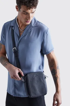 Man Signature Smart Cross Body Box Bag