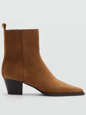 Mango Heeled Western Boot