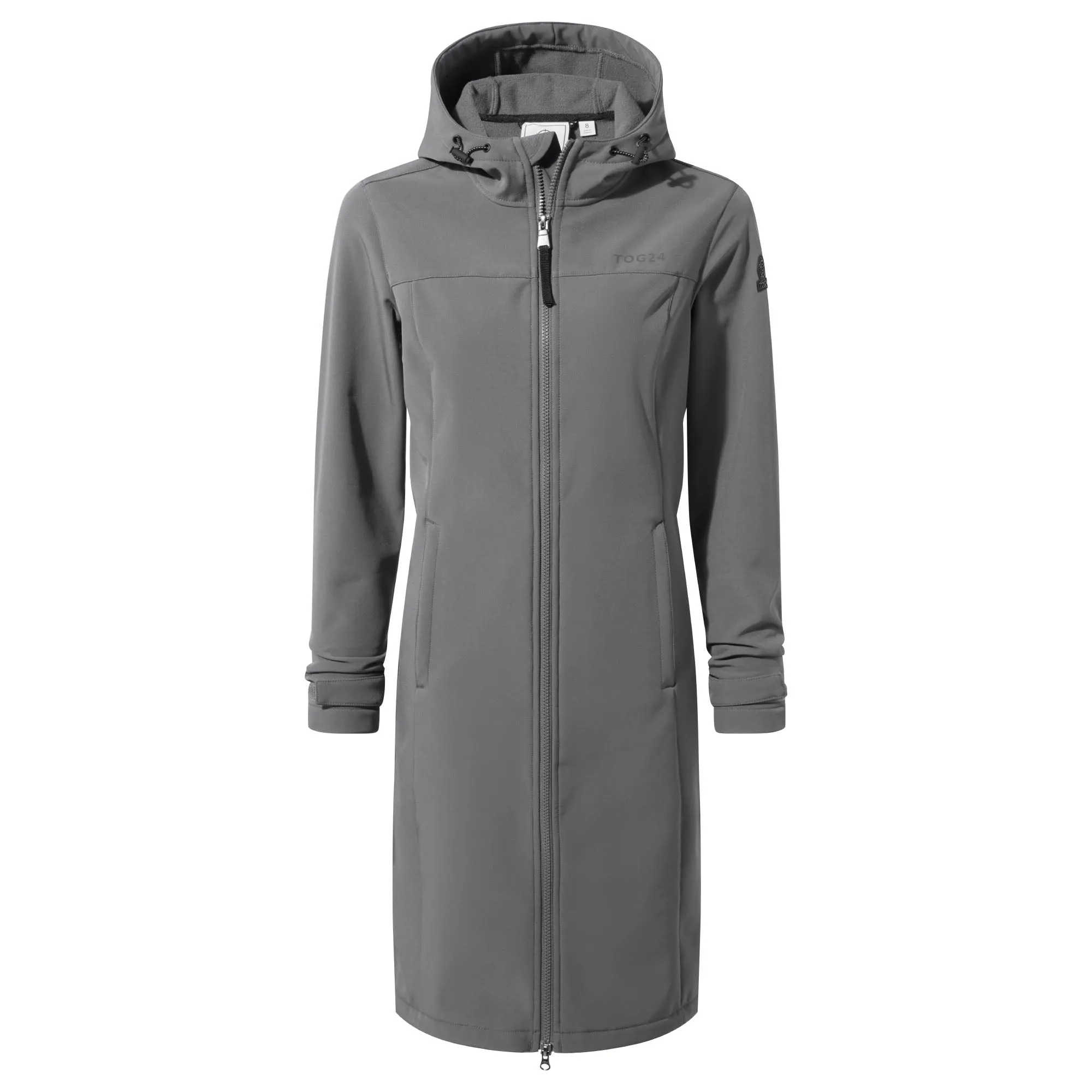Marina Womens Extra Long Softshell Jacket - Graphite