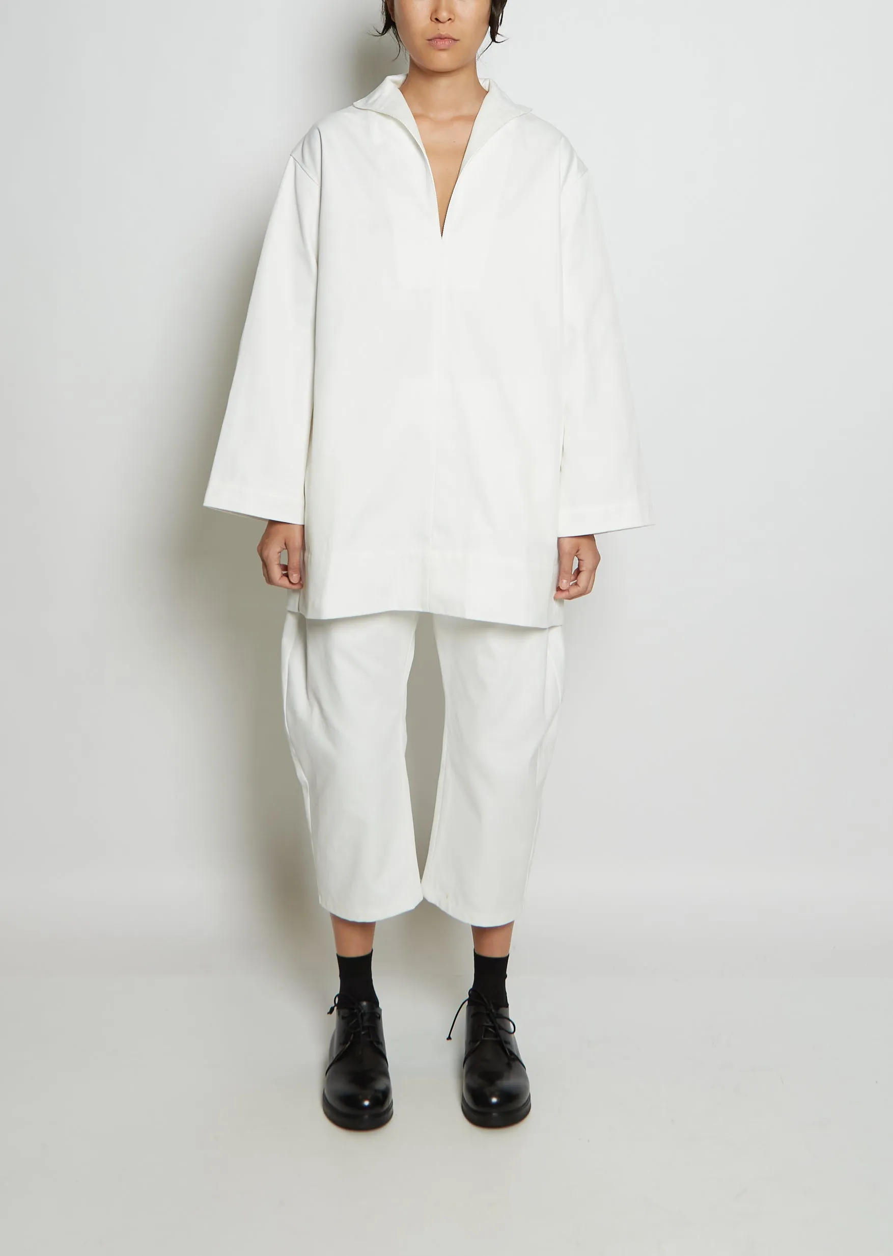 Marine Medium Cotton Twill Tunic