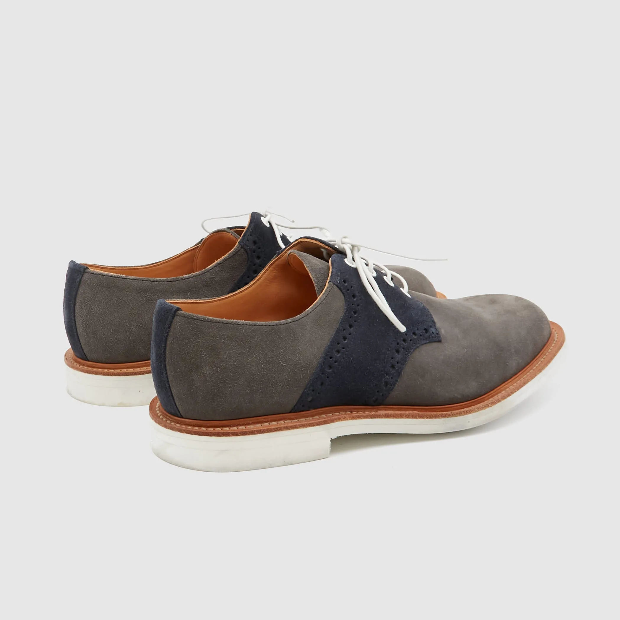 Mark McNairy Two Tone Suede Saddle Shoes