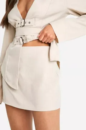 Marl Luxe Micro Skirt