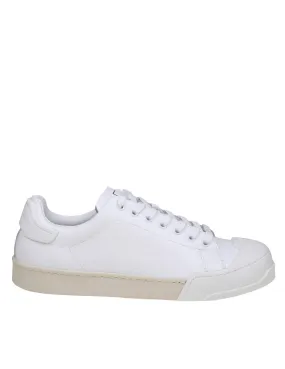 MARNI DADA BUMPER SNEAKERS IN WHITE LEATHER