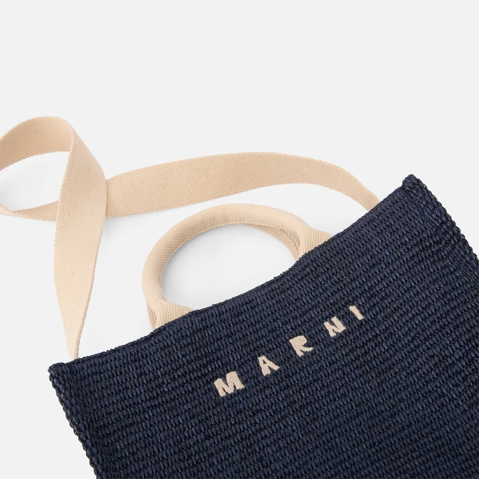 Marni Small Basket Woven Tote Bag | Coggles