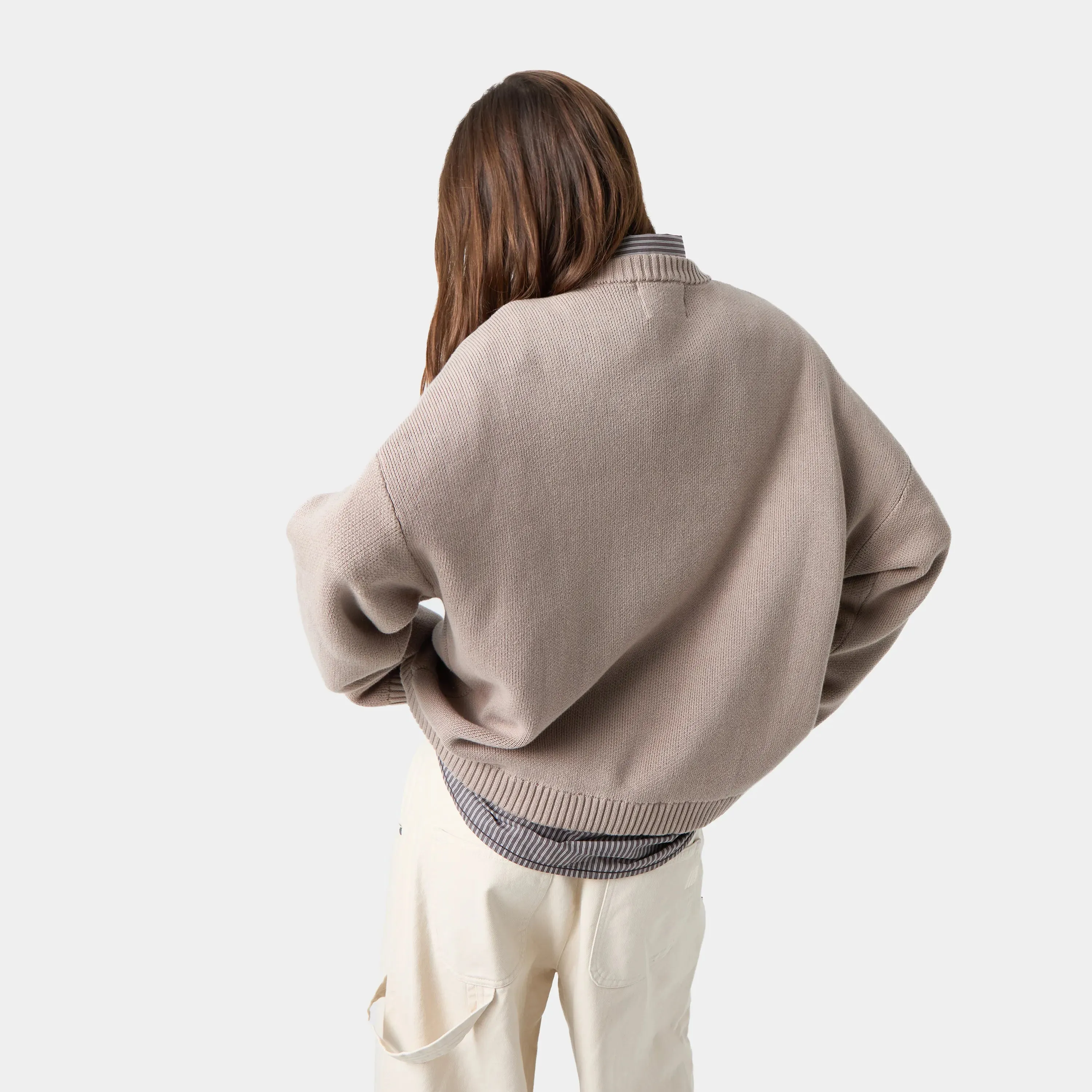 Master Muddy Brown Knit Sweater