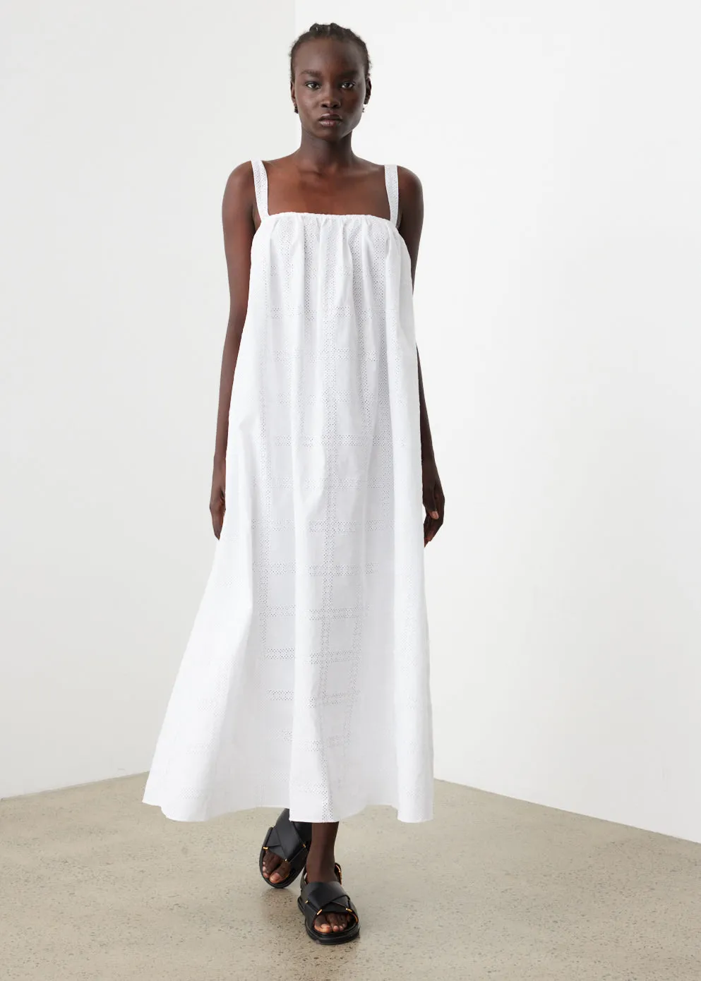 Matteau -  Broderie Midi Dress - Dress
