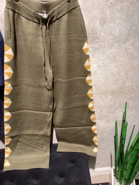 MAVRANS: GREEN UMBRELLA KNIT PANT