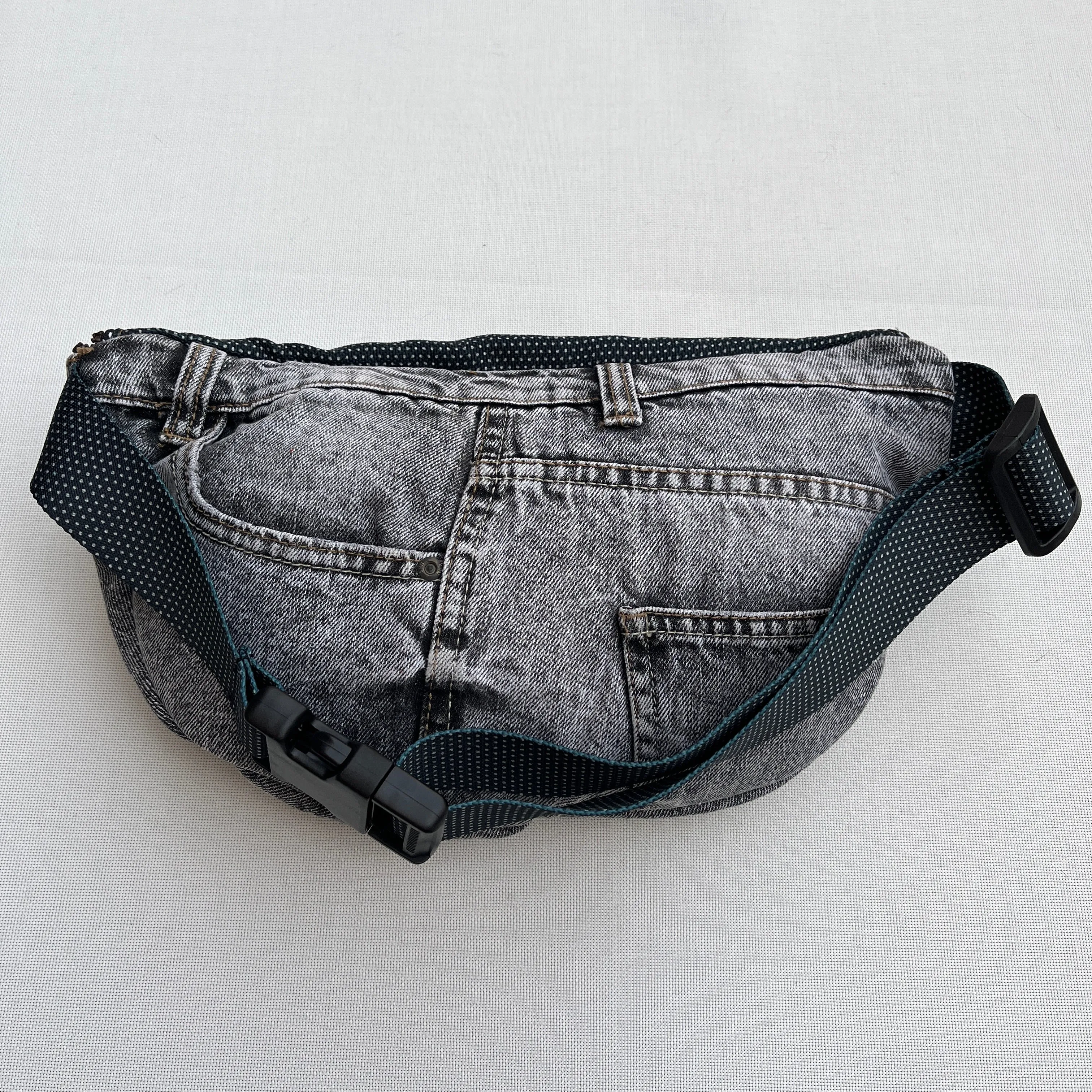 Maxi Retro Chic  Jeans Recycled  · Edición Limitada · Pieza nica Núm. 12704